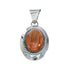 Navajo Sterling Silver Oyster Shell Pendant SN20416